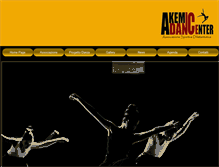Tablet Screenshot of akemidancecenter.com